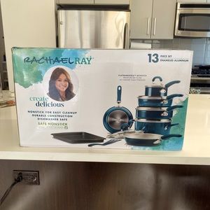 13-Piece Nonstick Induction Cookware Set (Rachel Ray)